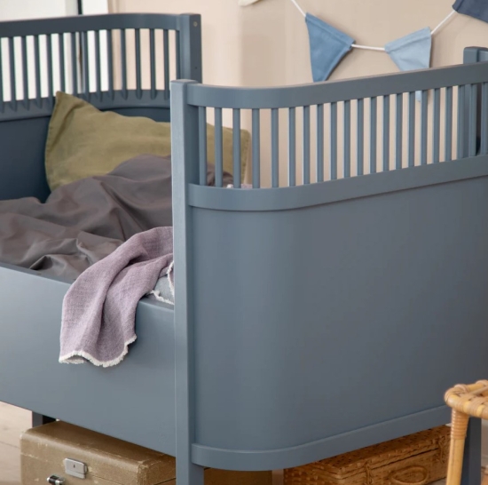 Bett, Baby & Jr. Forest lake blau | Sebra