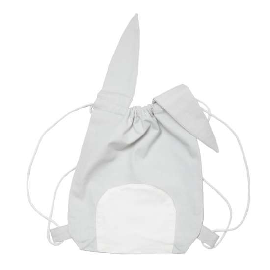 Tier-String-Tasche - Piratenhäschen, grau | Fabelab