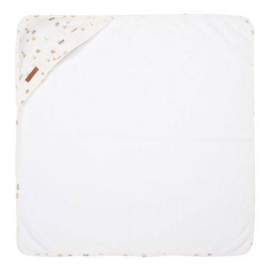 Kapuzenhandtuch 100 x 100 cm Sailors Bay White | Little Dutch