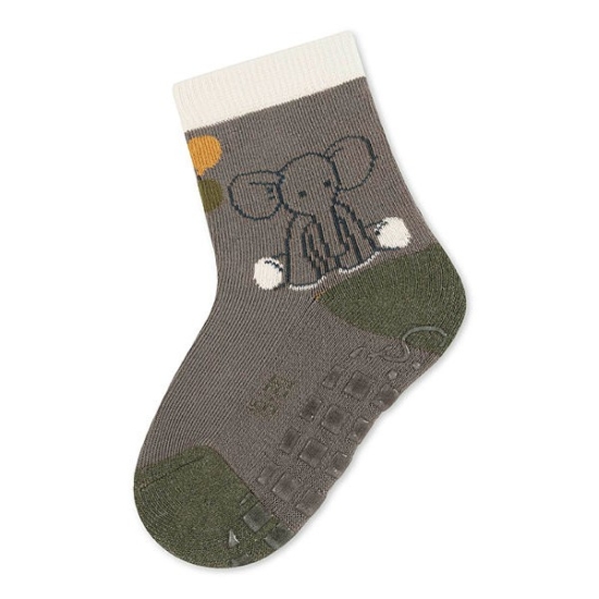 Kinder-Socken Elefant ABS 2er-Set, Grau Gr. 19-20 | Sterntaler