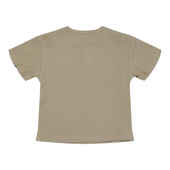Kurzärmeliges T-Shirt Little Goose, Olive Größe 80 | Little Dutch