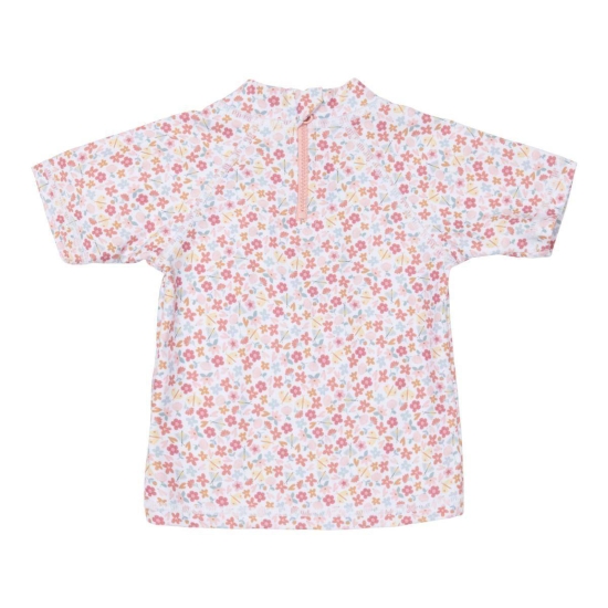 Kurzärmliges Badeshirt Summer Flowers, Größe 62/68 | Little Dutch