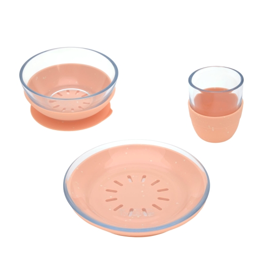 Kindergeschirr Set Glas, Orange  | Lässig