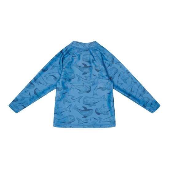 Langärmliges Badeshirt Sea Life Blue, Größe 86/92 | Little Dutch