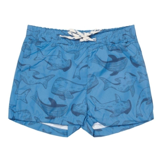 Badeshorts Sea Life Blue, Größe 62/68 | Little Dutch