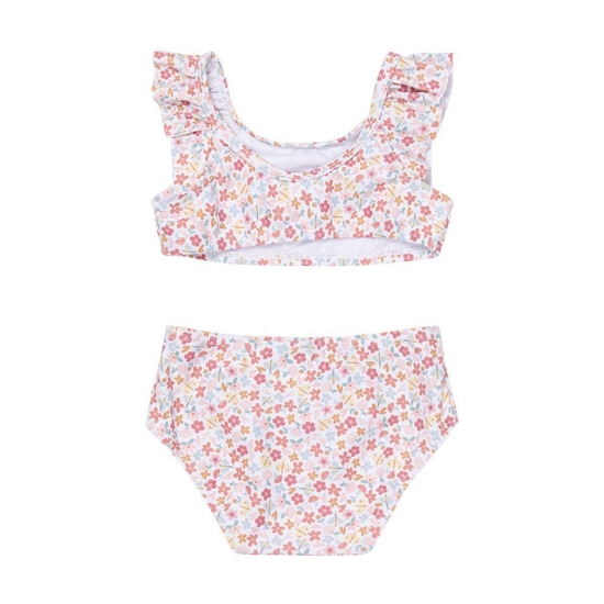 Bikini mit Volants, Summer Flowers, Größe 62/68 | Little Dutch