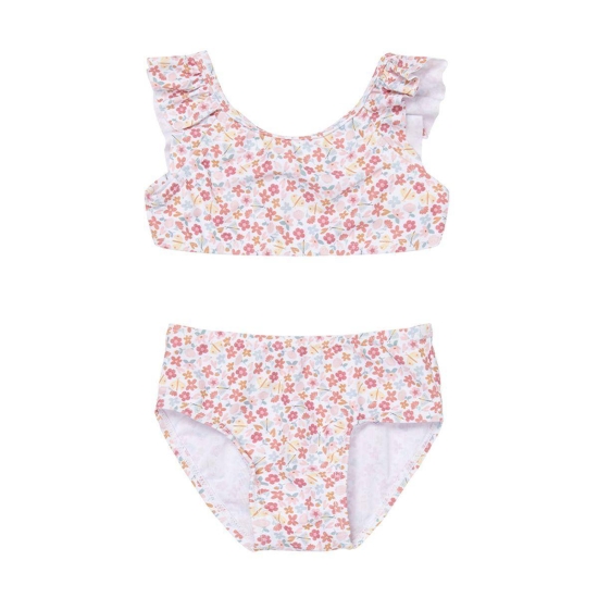 Bikini mit Volants, Summer Flowers, Größe 74/80 | Little Dutch