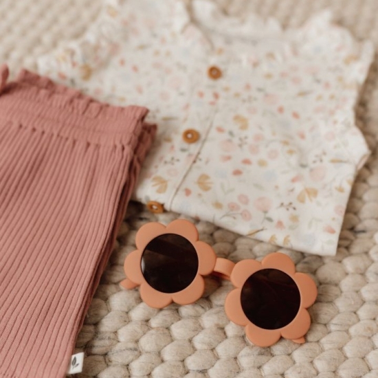 Kindersonnenbrille Blume Pink Blush | Little Dutch