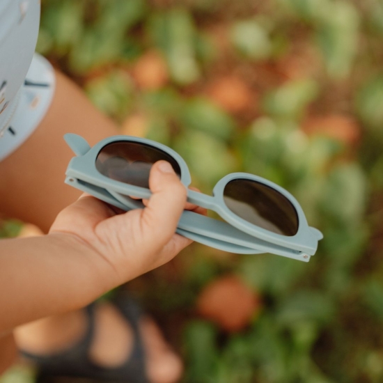 Kindersonnenbrille Wayfarer Blau | Little Dutch