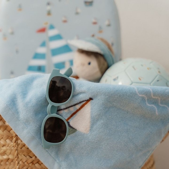 Kindersonnenbrille Wayfarer Blau | Little Dutch