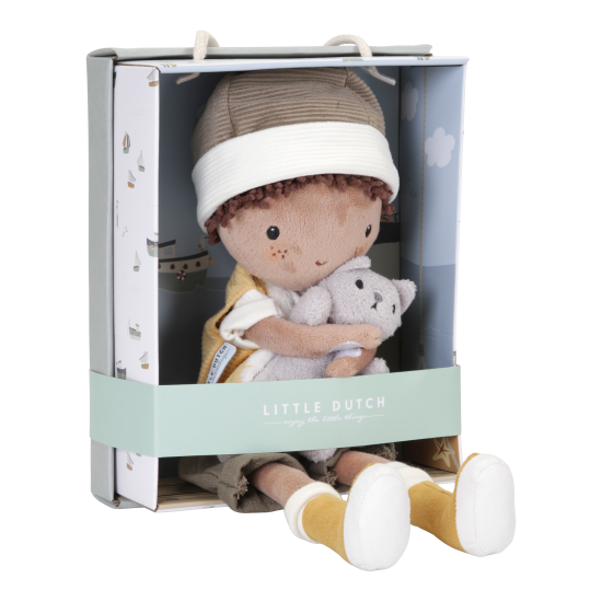 Kuschelpuppe Jake Essentials, 35 cm | Little Dutch