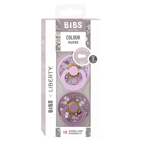 Schnuller Colour Camomile Lawn Violet Sky Mix (6-18 M) | BIBS x Liberty