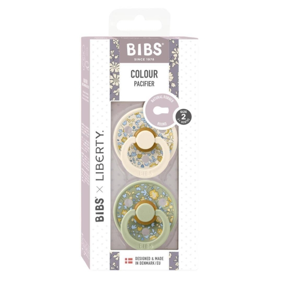 Schnuller Colour Eloise Sage Mix (6-18 M) | BIBS x Liberty