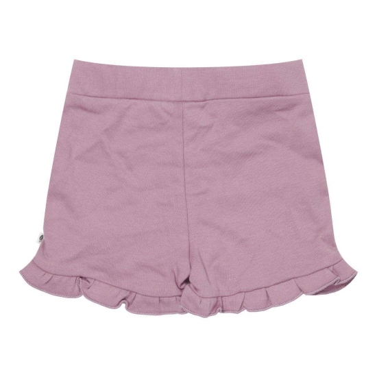 Shorts mit Rüschen Vintage Little Flowers, Mauve, Größe 50/56 | Little Dutch