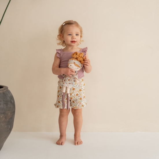 Shorts mit Rüschen Vintage Little Flowers, Größe 74 | Little Dutch
