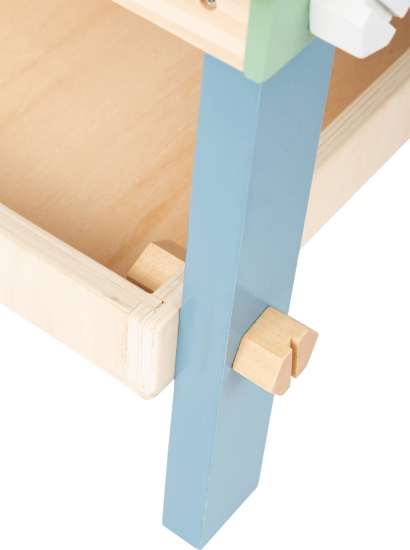 Werkbank Nordic kompakt Holz blau mint | small foot