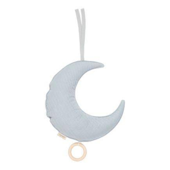 Spieluhr Mond Pure Soft Blue | Little Dutch