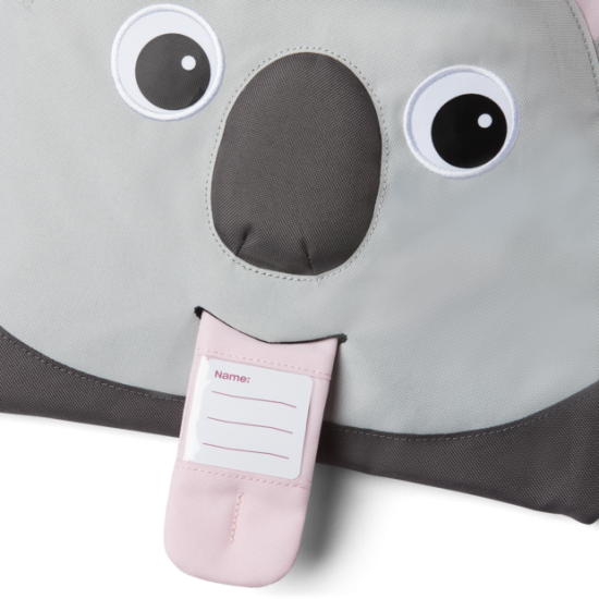 Sportbeutel Koala, grau/pink | Affenzahn