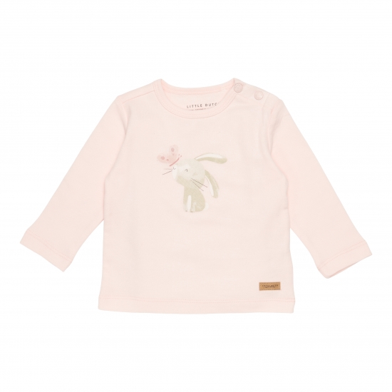 Langarm-Shirt Flowers & Butterflies Bunny Butterfly Pink, Größe 50/56 | Little Dutch