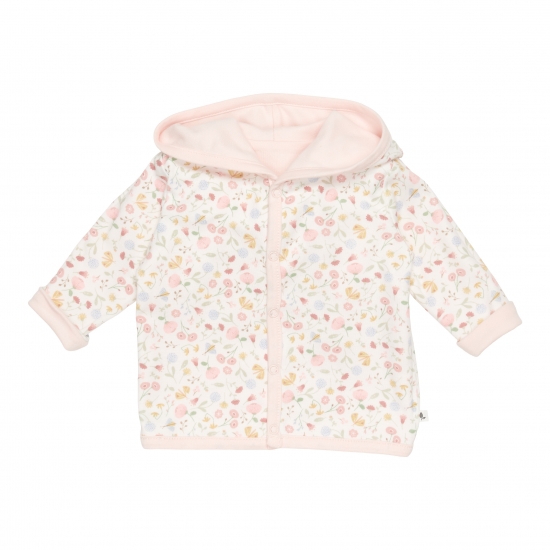 Wendejacke Flowers & Butterflies / Rosa, Größe 62 | Little Dutch