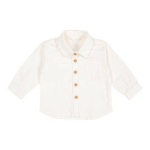Hemd Cord Vintage Sunny Stripes Soft White, Größe 74 | Little Dutch