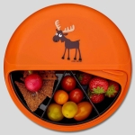 Lunchbox BentoDISC™ mit 5 Fächern, orange I Carl Oscar