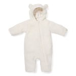 Teddy-Strampler Baby Bunny, Off White, Größe 74/80 | Little Dutch