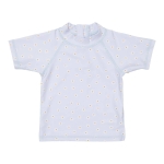 Kurzärmliges Badeshirt Daisies Blue, Größe 86/92 | Little Dutch